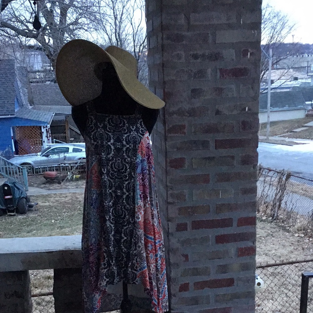 Miami. High low midi dress. M